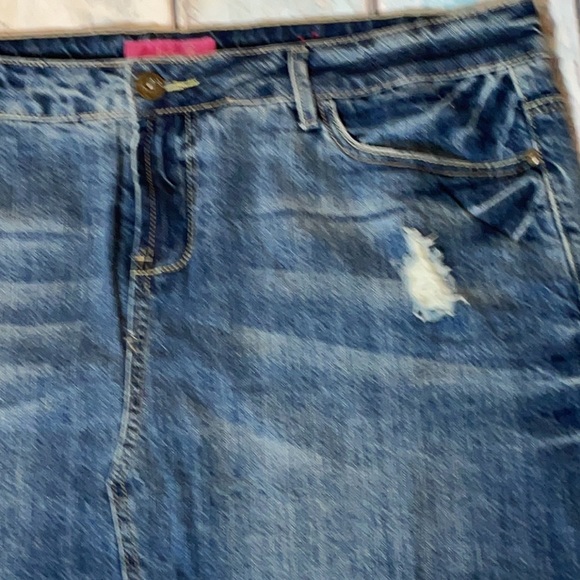 Loop 18 size 15 short jean skirt - Picture 2 of 5